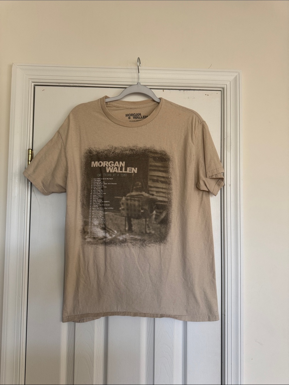 Men's Tour Graphic Tee - Tan